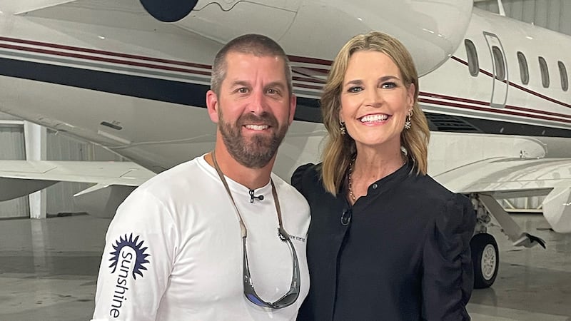 Savannah Guthrie interviews passenger Darren Harrison, who landed a plane from the Bahamas...