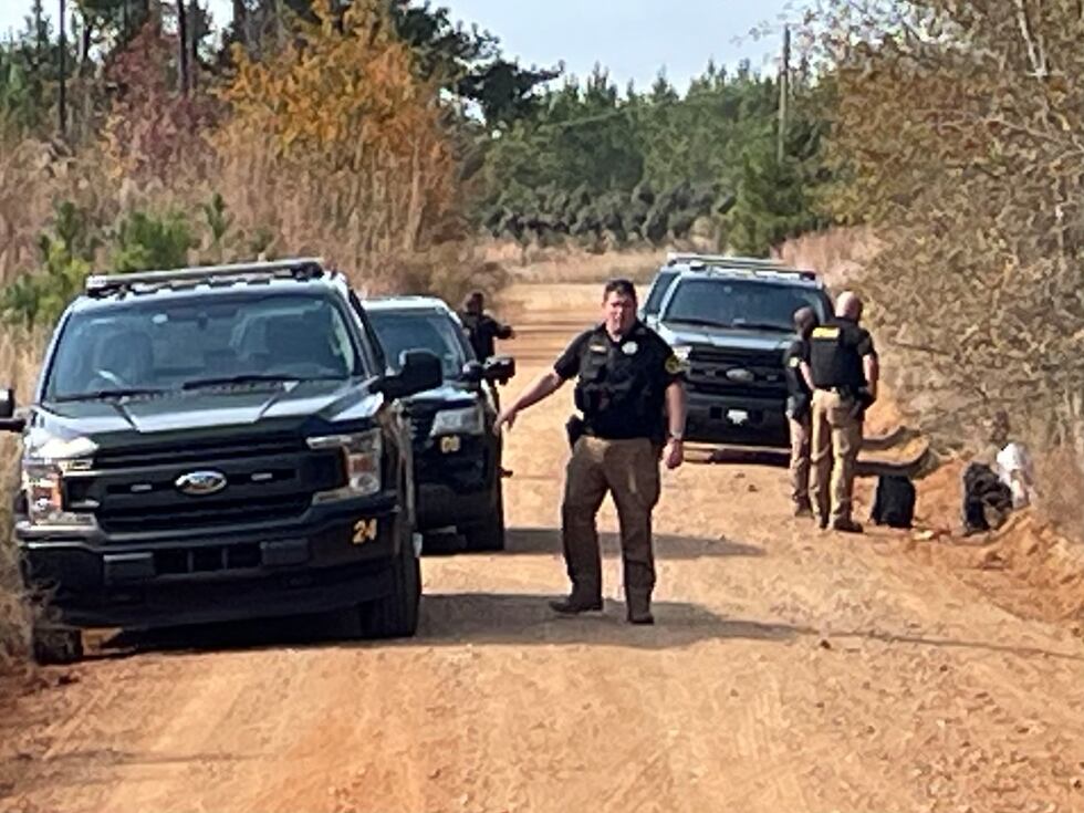 Three suspects are in custody and one is still on the run.