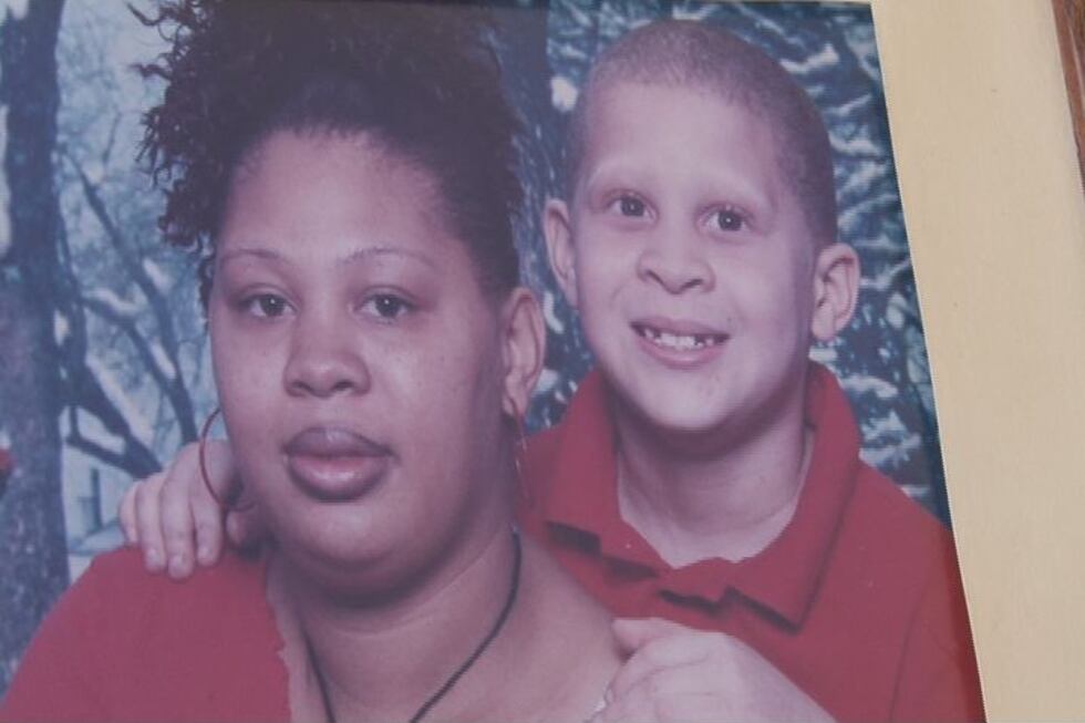 Tiara Stevens and her son.