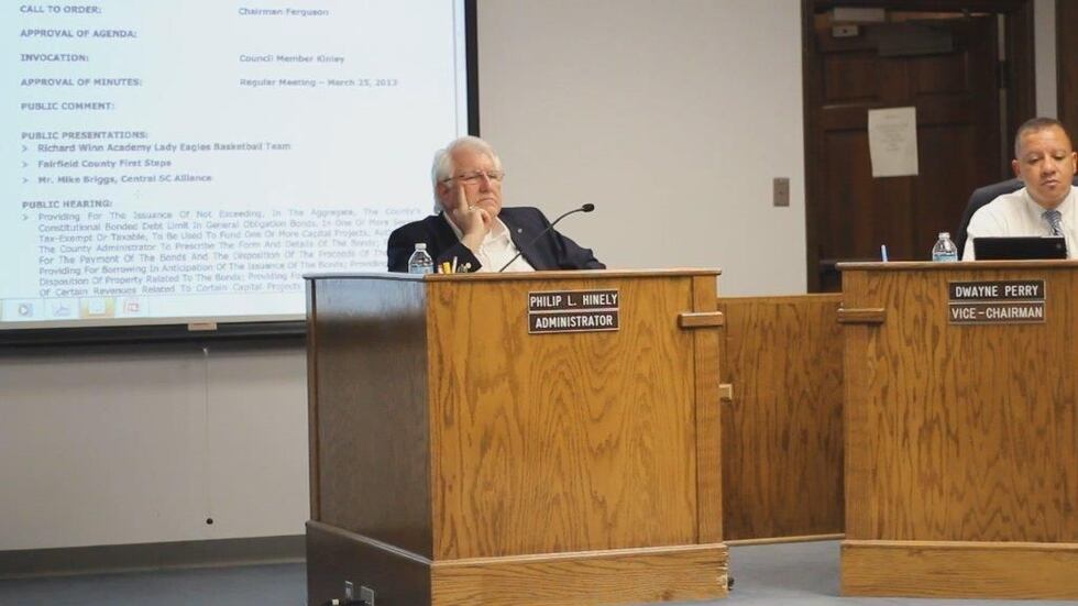 Fairfield County Administrator Phil Hinley denied allegations that he sent or received...