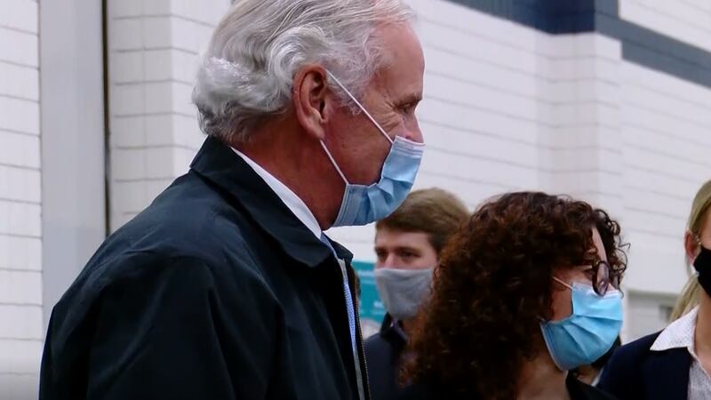 S.C. Gov. Henry McMaster tours Myrtle Beach mass vaccination clinic