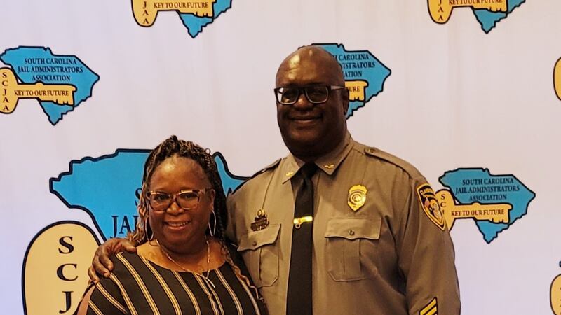 Colonel Shelton L. Hughes, Jr., Director of Clarendon County Detention Center, and Major...
