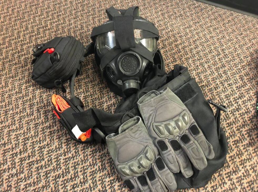 Deputies say this was in Ackley's possession when he was arrested.