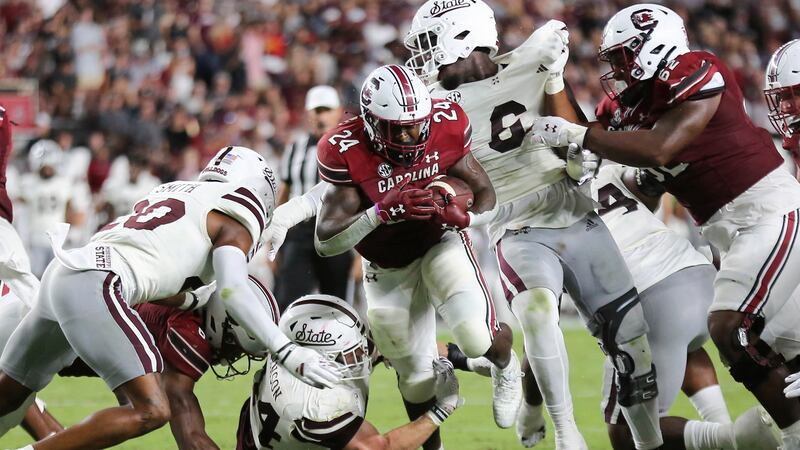 The University of South Carolina football team is hosting Jacksonville State University in a...